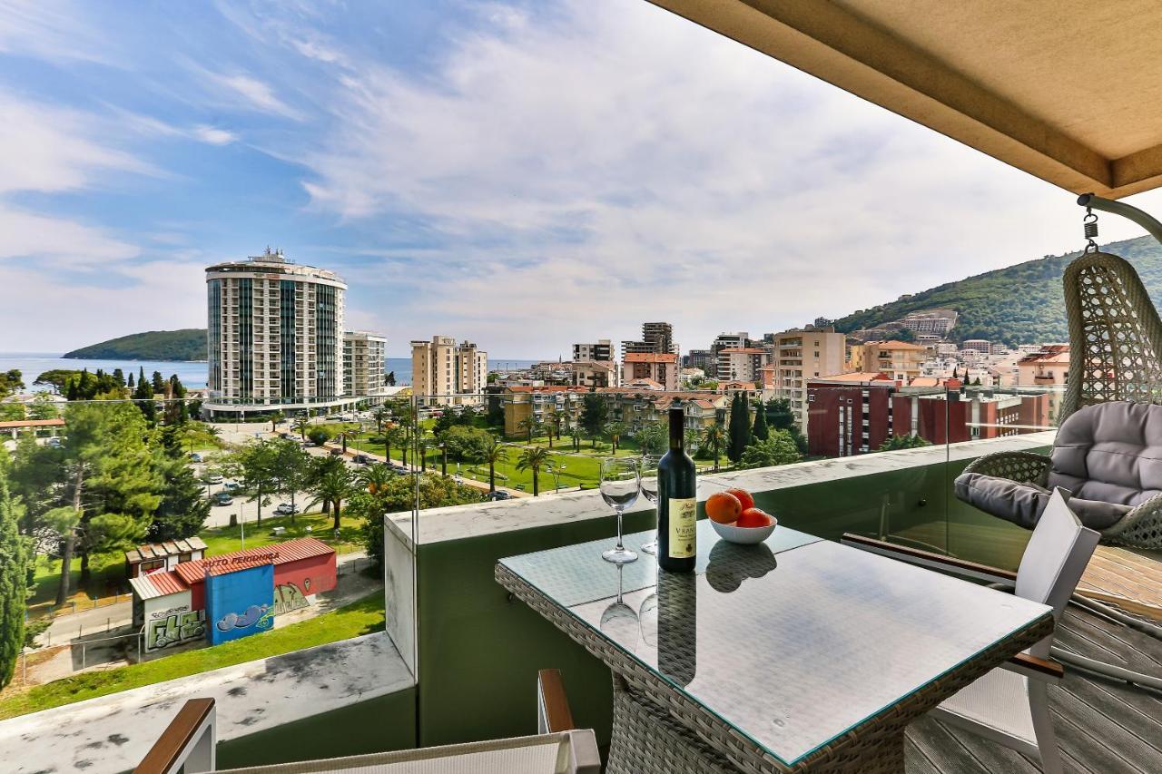 Lux Panorama Lejlighed Budva Eksteriør billede