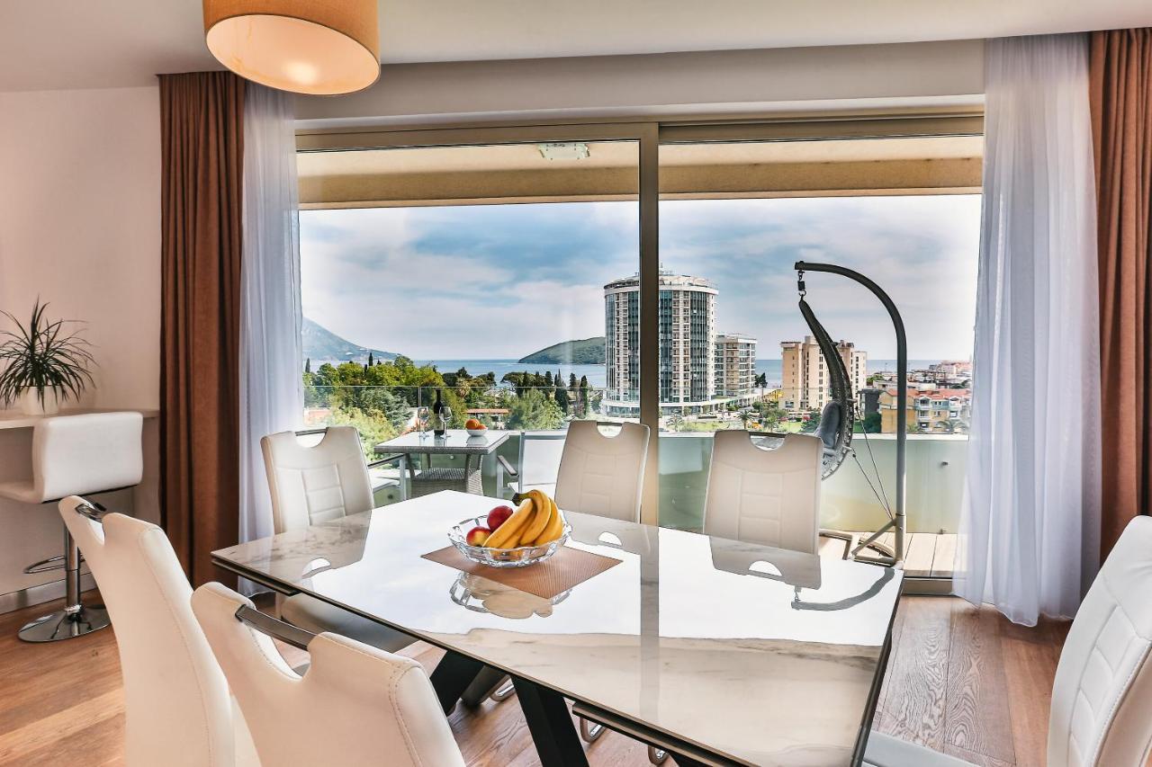 Lux Panorama Lejlighed Budva Eksteriør billede