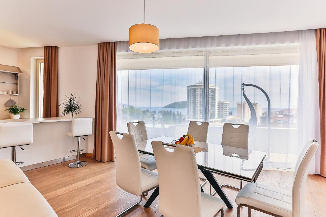 Lux Panorama Lejlighed Budva Eksteriør billede