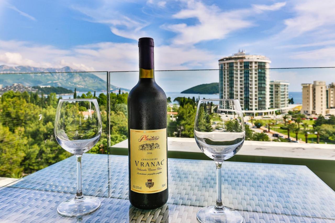 Lux Panorama Lejlighed Budva Eksteriør billede